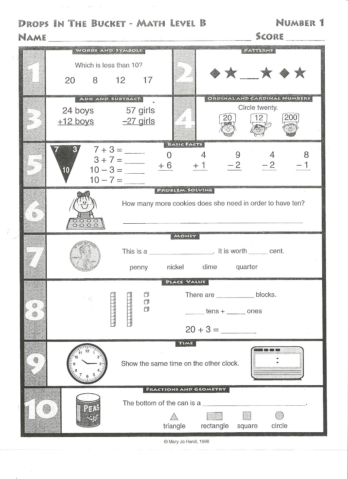 Math homework for grade 3